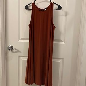 Burnt orange AK dress